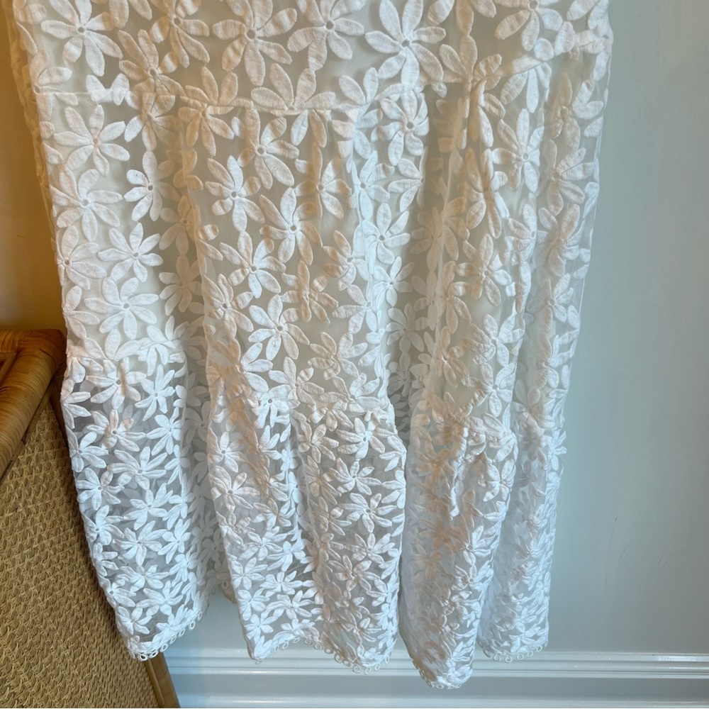 Like New! Lost + Wander White Lace Madonna Lily Maxi Dress | Size L - Picture 5 of 12